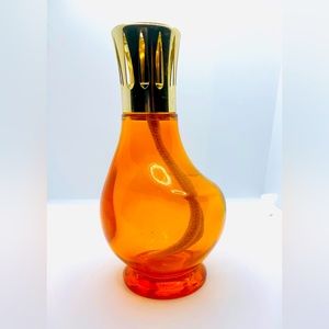 LAMPE BERGER PARIS  Lacrima Amber Glass  Oil Lamp, Fragrance Diffuser #3881